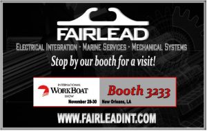 Fairlead Exhibits at International WorkBoat Show 2018 - Fairlead
